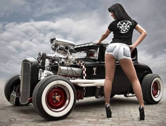 Hot girls & hot rods #ZOr7zVSx