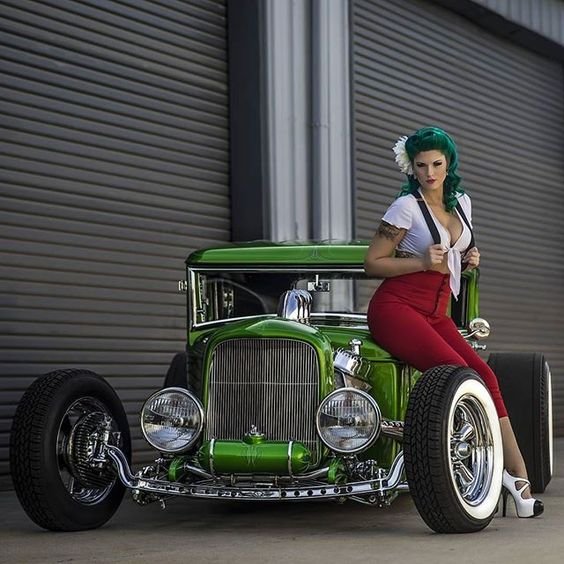 Hot girls & hot rods #kTHuCTYj