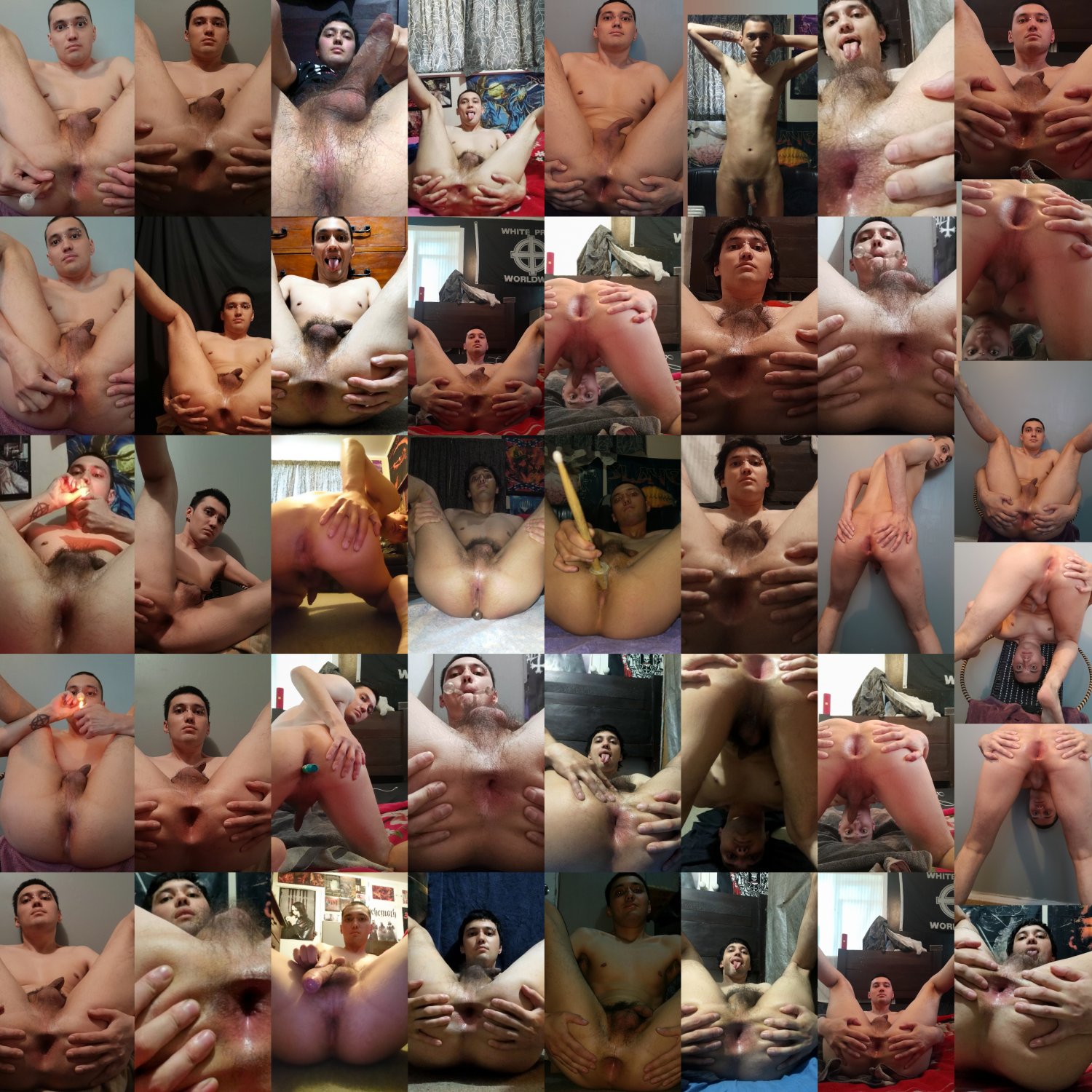 A compiled college showing pics of my faggot fuck hole exposed sid  