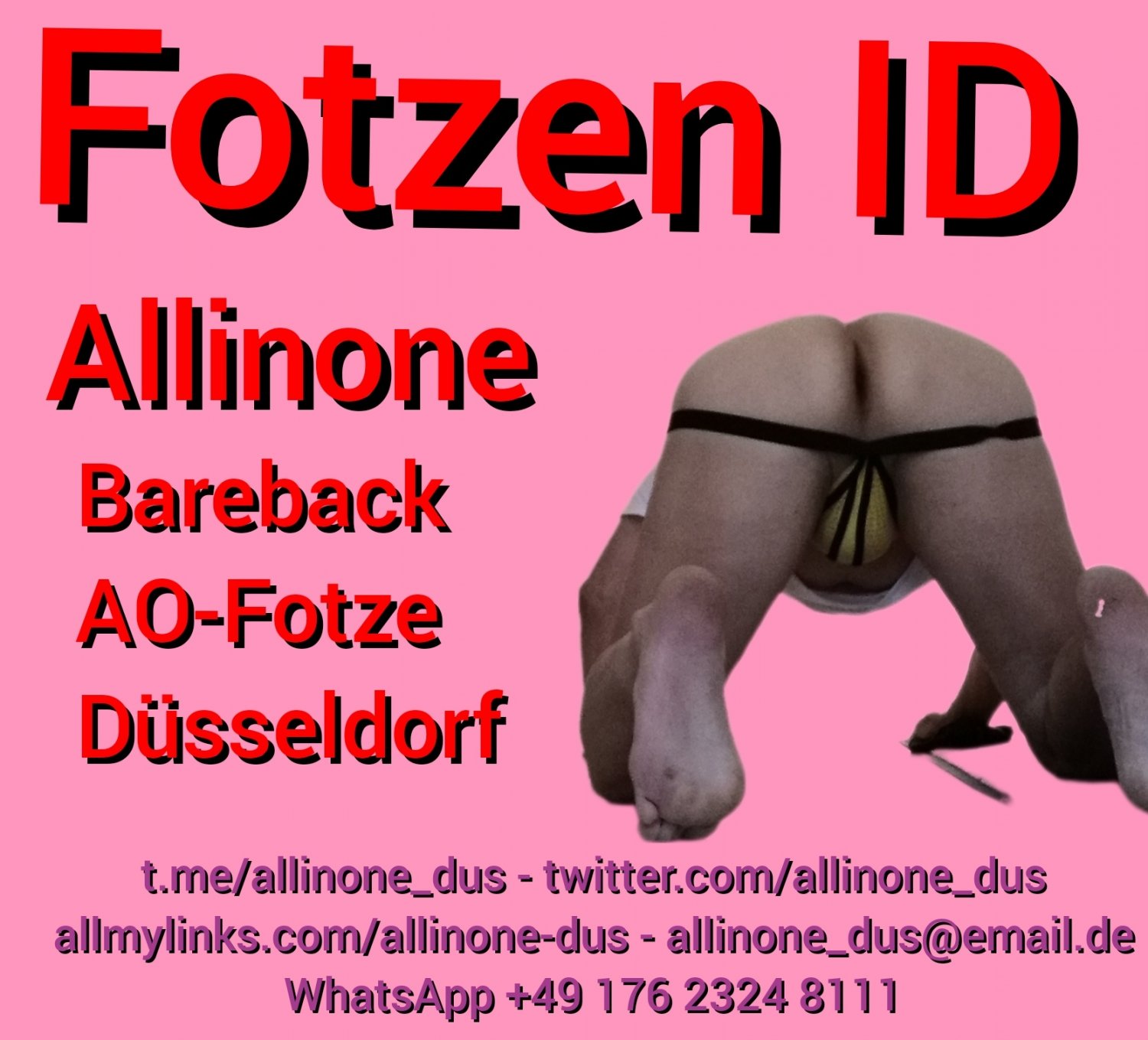 Bareback Fotze Allinone aus Düsseldorf #FhBDmPD5
