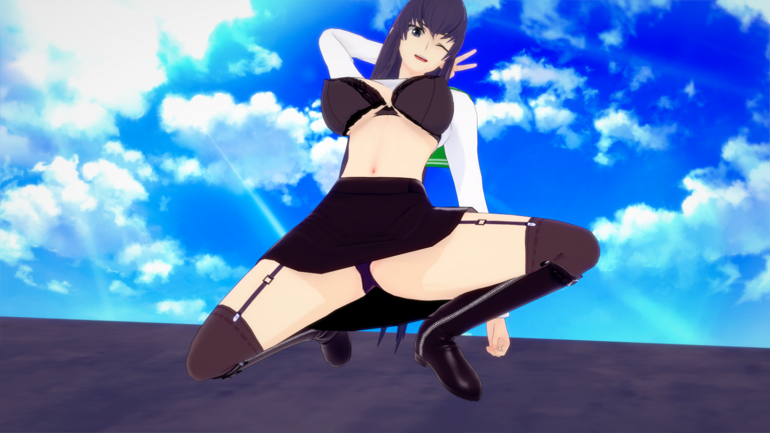 Saeko Busujima (Highschool of the Dead) Koikatsu! Hentai Pics Part 3 #2EmdyR4w