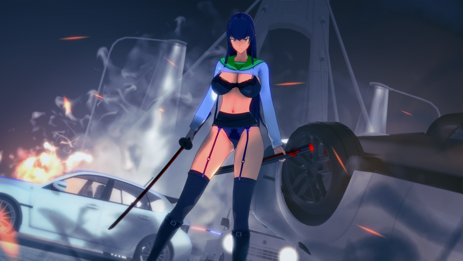 Saeko Busujima (Highschool of the Dead) Koikatsu! Hentai Pics Part 3 #Ol1WcPkv
