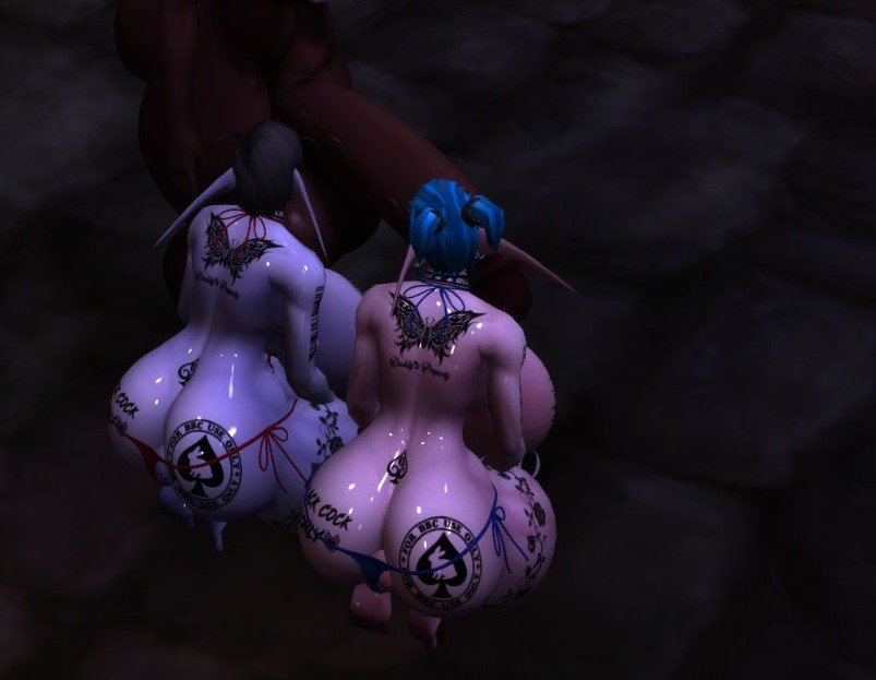 2 Spaded Bimbo Nelf Slutrags named Lena and Aylende snnnnnnirting all off on taht big fat donky meat #vpNsAkha